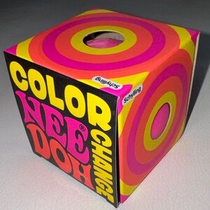 SHIPS TODAY! Nee Doh Color Change Squishy Squeeze Toy Viral TikTok Easter Pink